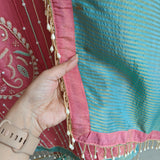 Pearl embroidery Designer Partywear embroidery unstitched suit