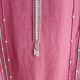 Pearl embroidery Designer Partywear embroidery unstitched suit