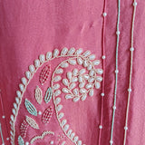 Pearl embroidery Designer Partywear embroidery unstitched suit