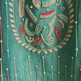 Pearl embroidery Designer Partywear embroidery unstitched suit