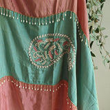 Pearl embroidery Designer Partywear embroidery unstitched suit