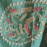 Pearl embroidery Designer Partywear embroidery unstitched suit