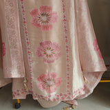 Bhagalpuri Silk in Onion Pink Dress material - Unstitched collections
