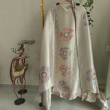 Bhagalpuri Silk in Lavender Dress material - Unstitched collections