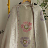 Bhagalpuri Silk in Lavender Dress material - Unstitched collections