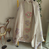 Bhagalpuri Silk in Lavender Dress material - Unstitched collections