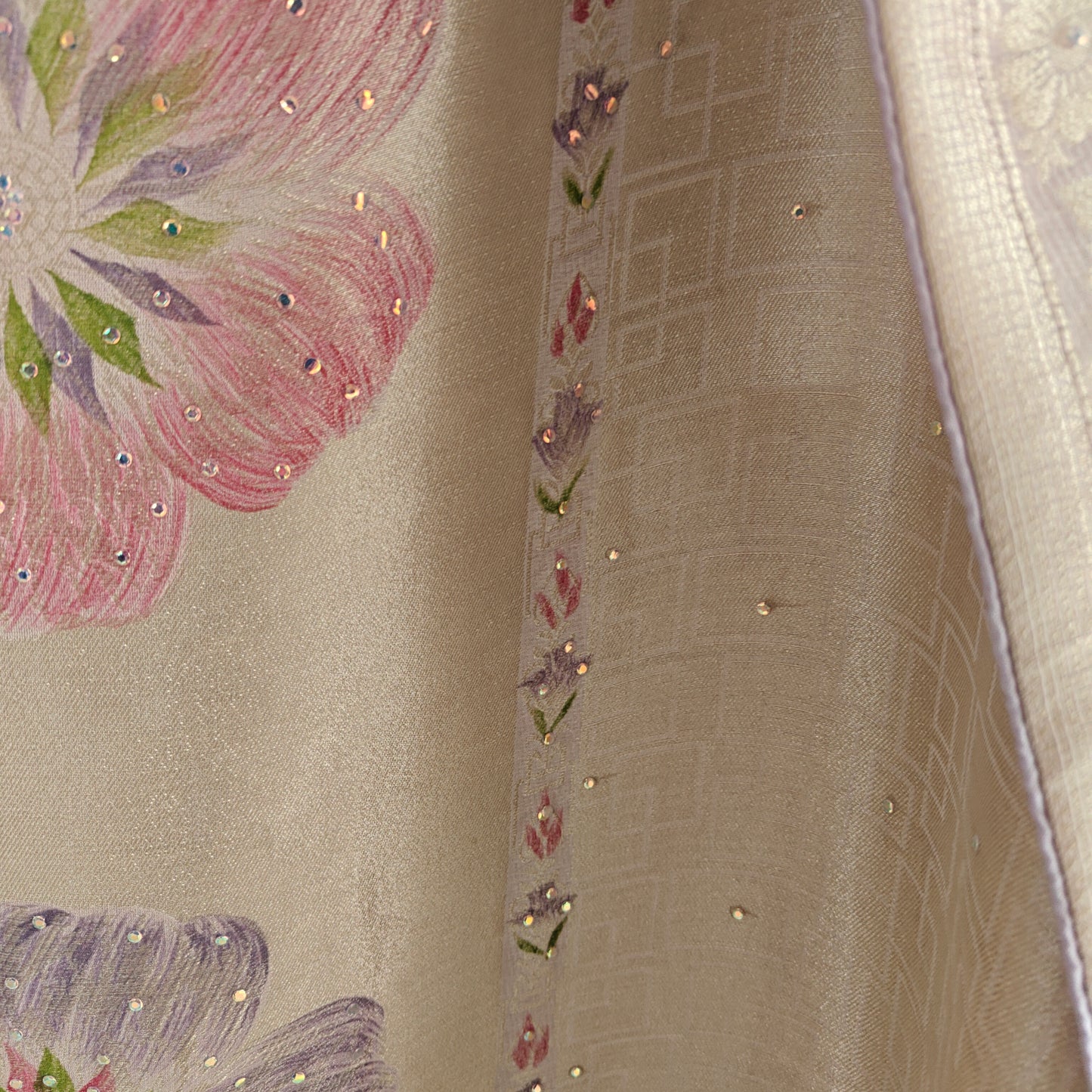 Bhagalpuri Silk in Lavender Dress material - Unstitched collections