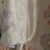 Bhagalpuri Silk in Lavender Dress material - Unstitched collections