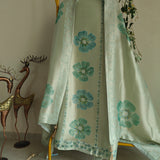 Bhagalpuri Silk in Bluish Dress material - Unstitched collections