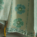 Bhagalpuri Silk in Bluish Dress material - Unstitched collections