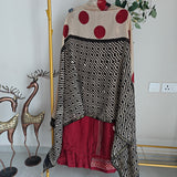 Maroon Pure Maheshwari Designer Dress material