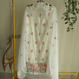 Roman Silk Dress material Multi color embroidery daman