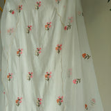 Roman Silk Dress material Multi color embroidery daman