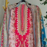Pakistani Print with embroidery.