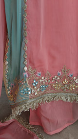 Georgette Gotta Patti Unstitched Suit