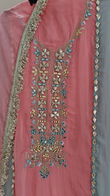 Georgette Gotta Patti Unstitched Suit