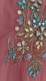 Georgette Gotta Patti Unstitched Suit