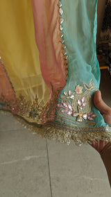 Georgette Gotta Patti Unstitched Suit