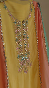 Georgette Gotta Patti Unstitched Suit