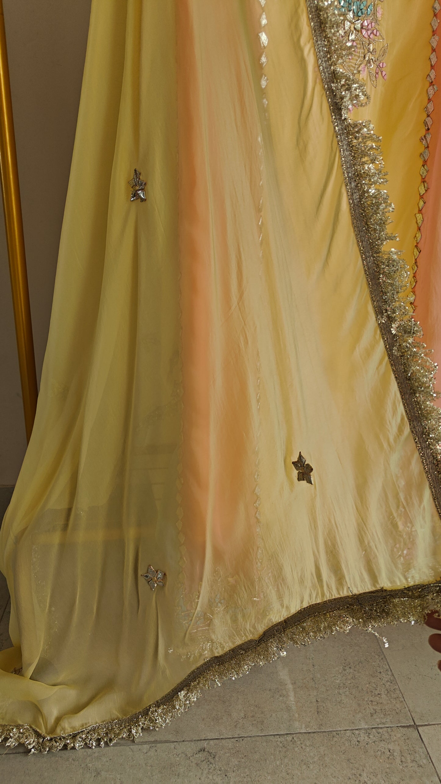 Georgette Gotta Patti Unstitched Suit