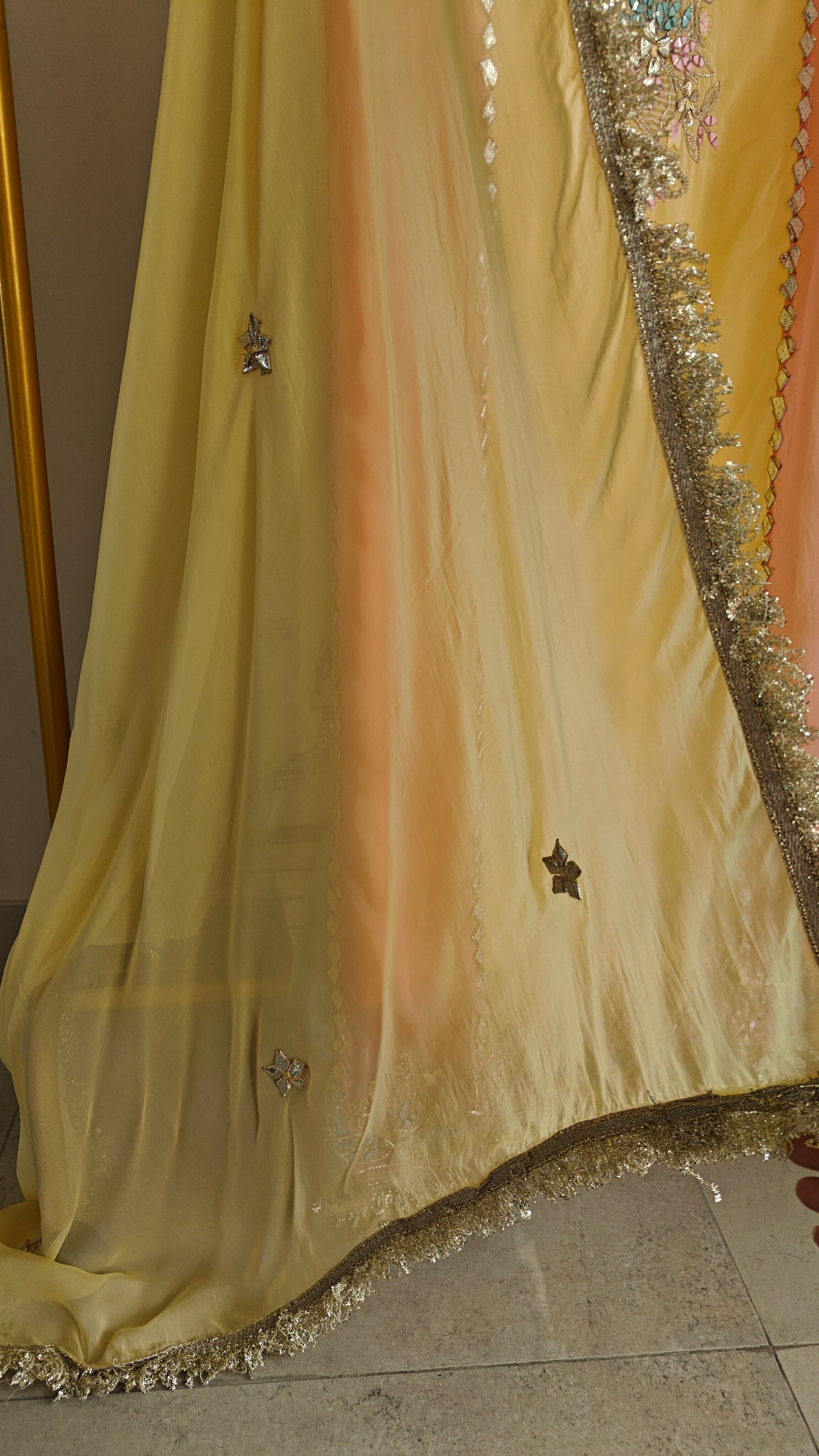 Georgette Gotta Patti Unstitched Suit