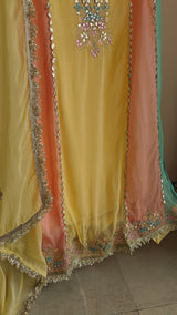 Georgette Gotta Patti Unstitched Suit