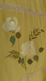 Handpainted and pearl embroidery Unstitched suit