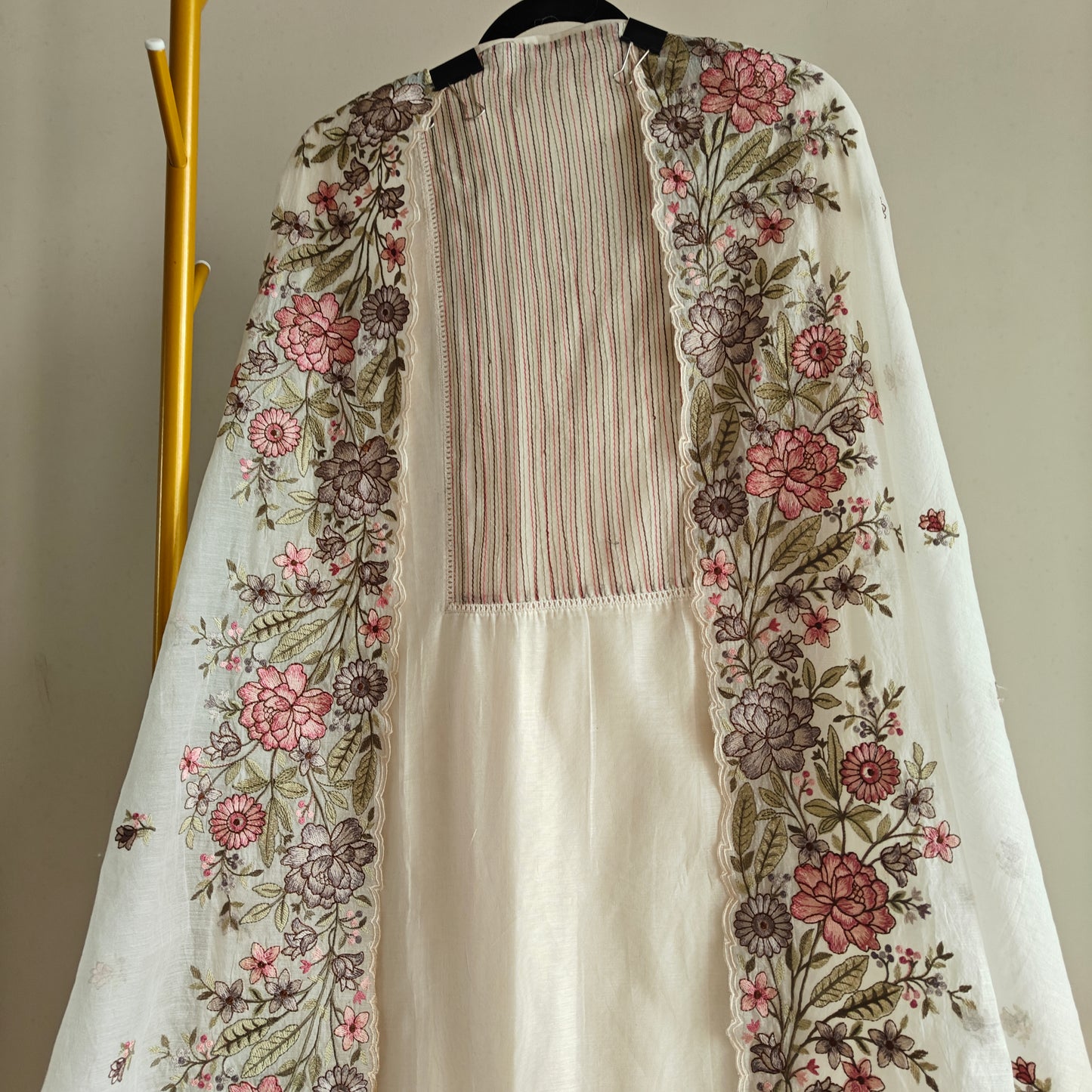 Pure Mul Cotton Embroidery dress material