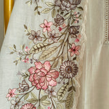 Pure Mul Cotton Embroidery dress material