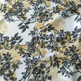 Floral Printed Satin Georgette fabric