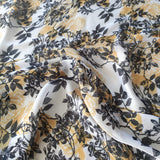 Floral Printed Satin Georgette fabric