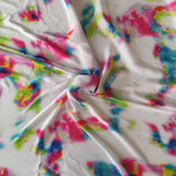 Printed Satin Georgette fabric