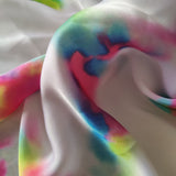 Printed Satin Georgette fabric