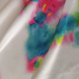 Printed Satin Georgette fabric