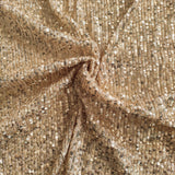 Golden Sequin embroidered on Imported Lycra net