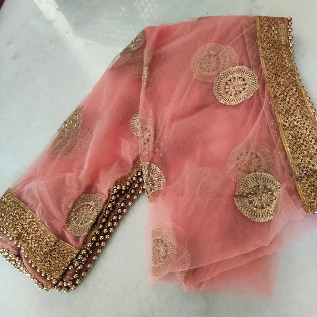 Net dupatta with beautiful beaded border