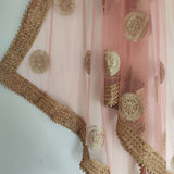 Net dupatta with beautiful beaded border