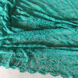 Green Lace net fabric
