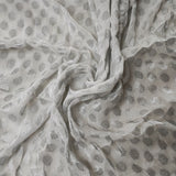 Silver Dyeable Georgette Banarasi Booti