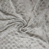Silver Dyeable Georgette Banarasi Booti