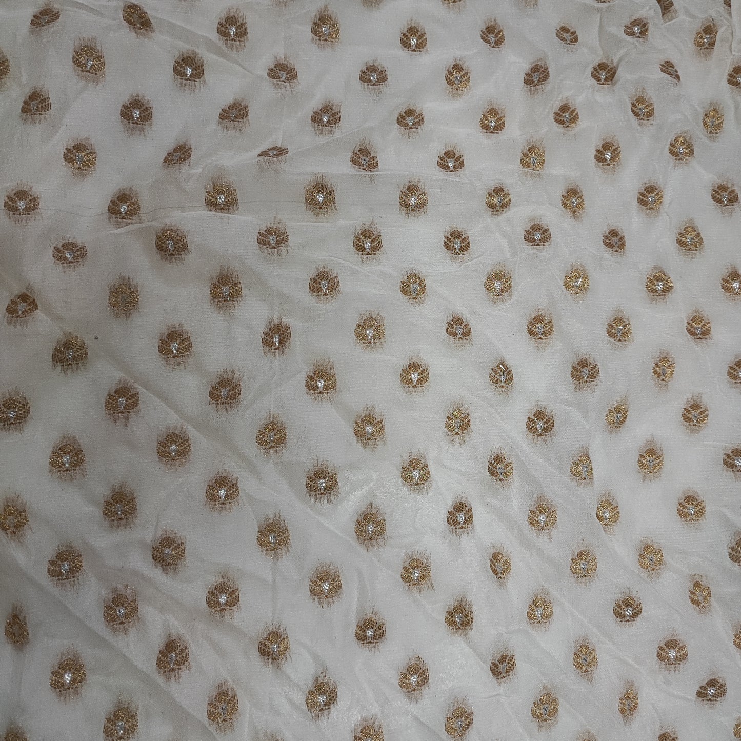 Dyeable Georgette Banarasi Small Booti