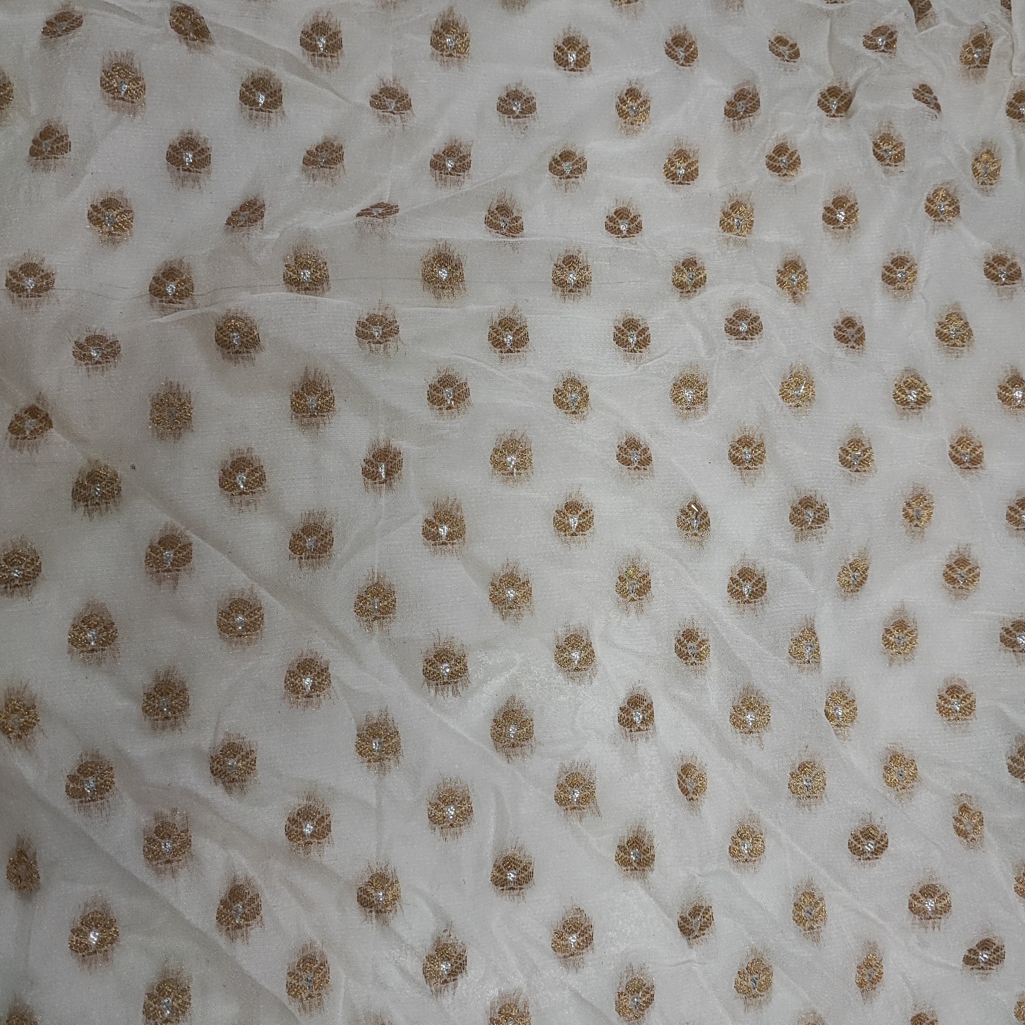 Dyeable Georgette Banarasi Small Booti
