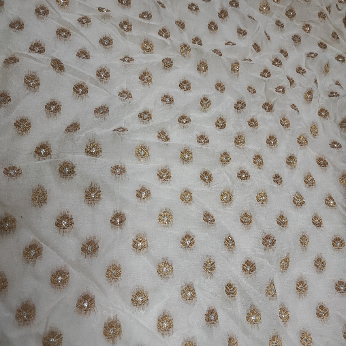 Dyeable Georgette Banarasi Small Booti