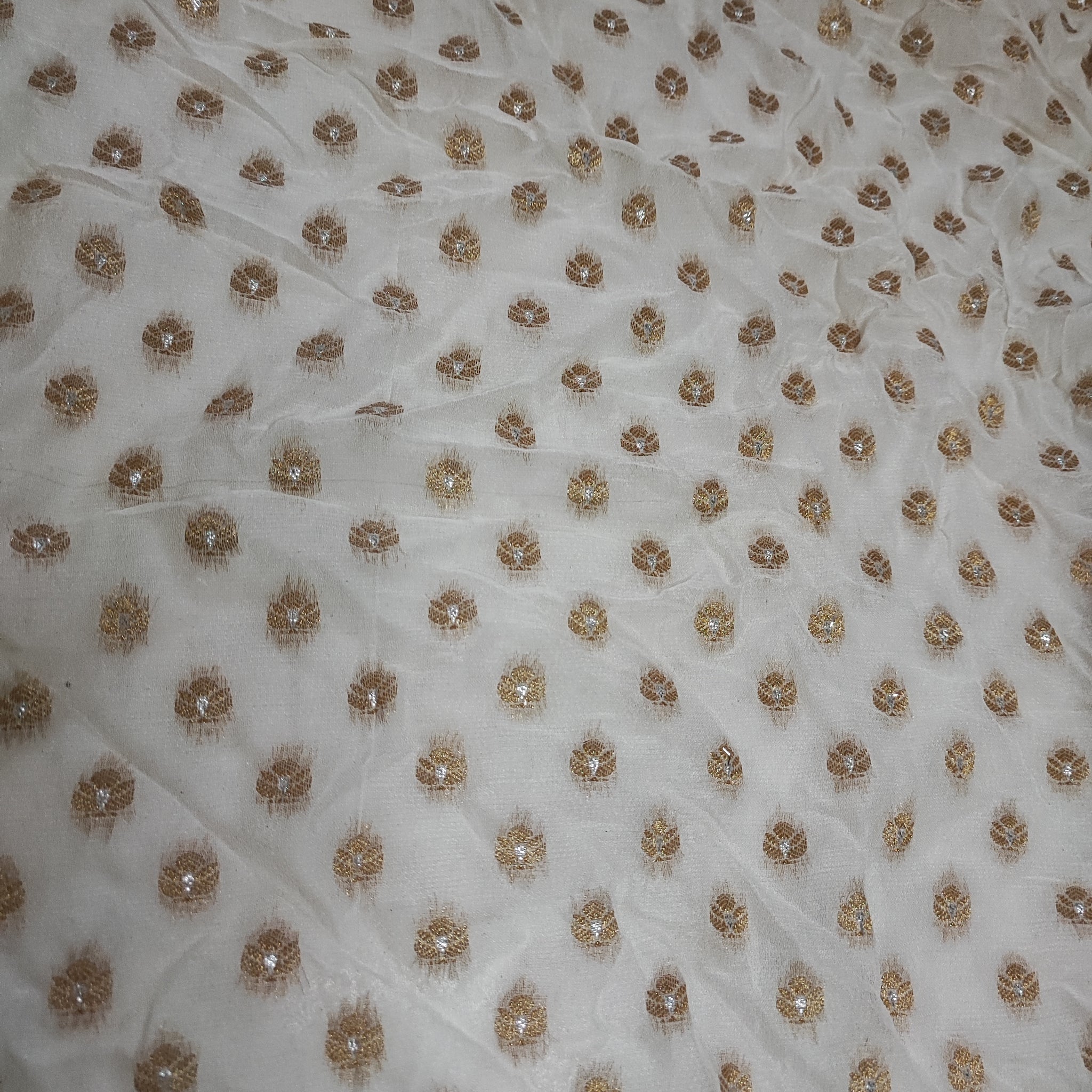 Dyeable Georgette Banarasi Small Booti