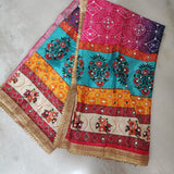 Pakistani printed Real mirror all over dupatta