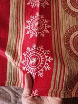 Sugarcane fibre saree. Silky flowy printed saree