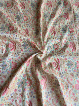 Pist with multicolor embroidered Raw Silk