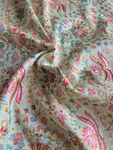 Pist with multicolor embroidered Raw Silk