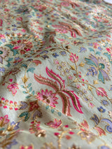 Pist with multicolor embroidered Raw Silk