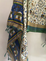 Warli Printed Indian dupatta